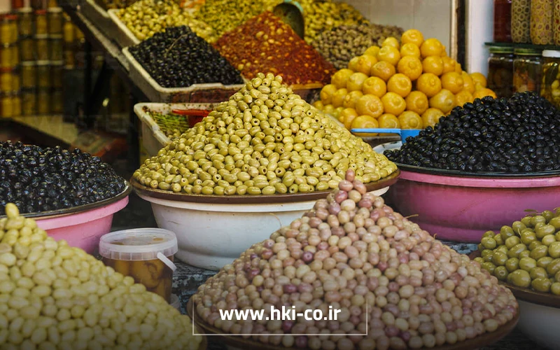 راهنمای کامل ورود زیتون ایرانی به بازار اروپا در سال 2025 شامل الزامات کیفیت، بسته‌بندی، مجوزهای بهداشتی و بازارهای هدف